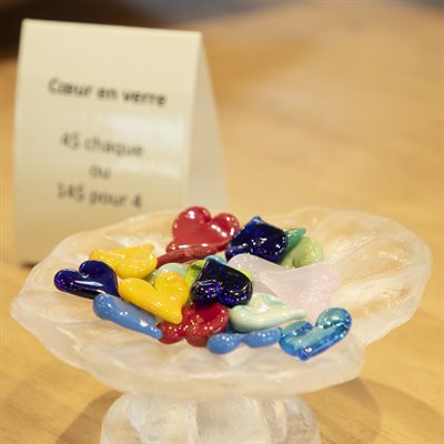 Coeur en verre Coeur en verre