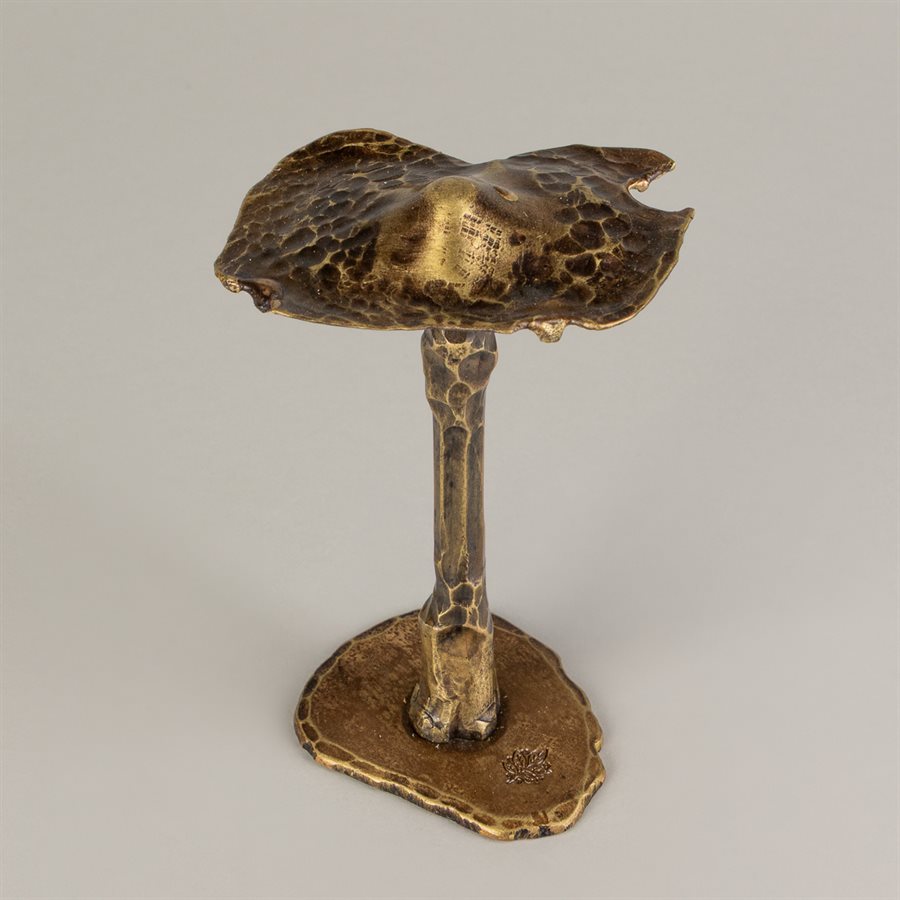 Sylvestre 3 – champignon décoratif en laiton forgé