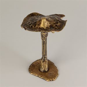 Sylvestre 3 – champignon décoratif en laiton forgé