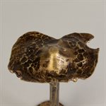 Sylvestre 3 – champignon décoratif en laiton forgé