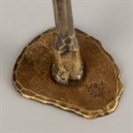 Sylvestre 3 – champignon décoratif en laiton forgé