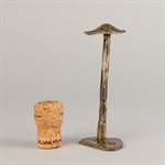 Sylvestre 4 – champignon décoratif en laiton forgé