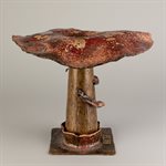 Le patriarche – sculpture champignon en laiton forgé