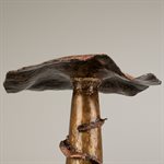 Le patriarche – sculpture champignon en laiton forgé