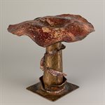 Le patriarche – sculpture champignon en laiton forgé