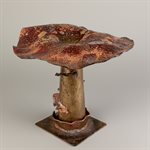 Le patriarche – sculpture champignon en laiton forgé