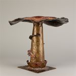 Le patriarche – sculpture champignon en laiton forgé