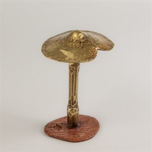 Découverte 14 – Champignon décoratif en laiton
