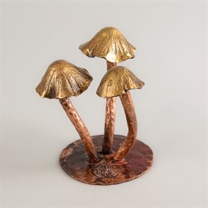 Colonie Mycéliarque 2 – Champignons décoratifs en laiton