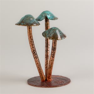 Colonie Mycéliarque 3 – Champignons décoratifs en laiton