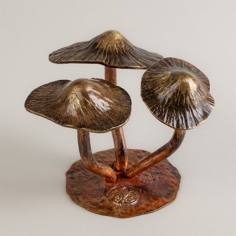 Colonie Mycéliarque 4 – Champignons décoratifs en laiton