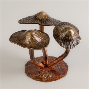 Colonie Mycéliarque 4 – Champignons décoratifs en laiton