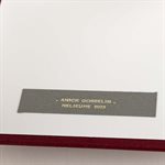 Notebook or drawings with two-way opening