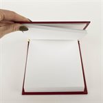Notebook or drawings with two-way opening