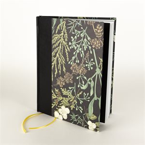 HIVER - Grand cahier de dessin couverture Conifères