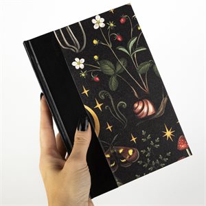  Carnet de notes rigide en cuirette avec motif bêtes