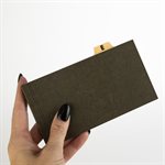 Recycled mini notepad with lettered bookmark L