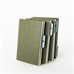 Mini Notepad with Lettered Bookmark – J