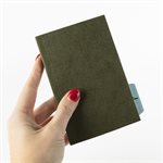 Mini Notepad with Lettered Bookmark – J