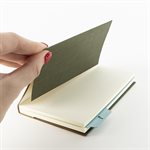 Mini Notepad with Lettered Bookmark – J