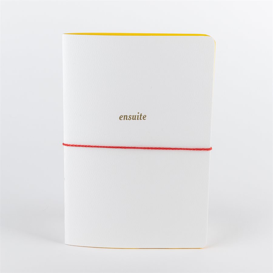 White, yellow and gold embossed Afterwards notebook White, yellow and gold embossed Afterwards notebook