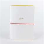 White, yellow and gold embossed Afterwards notebook