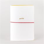 White, yellow and gold embossed Sometimes notebook