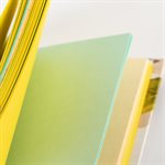 Square lemon notebook (small) with varied pages