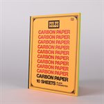 Small 40-page Carbon notebook Orange cover green pages
