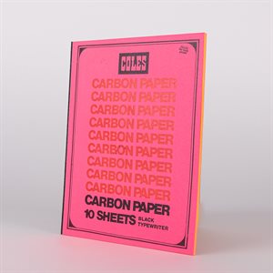 Small 40-page Carbon notebook Pink cover, orange pages