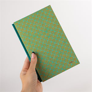 Notebook from the Mireille collection - Yellow and turquoise