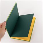 Notebook from the Mireille collection - Yellow and turquoise