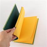 Notebook from the Mireille collection - Yellow and turquoise