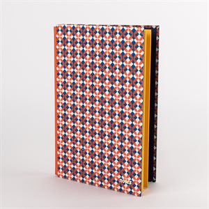 Notebook from the Mireille collection - Red and navy