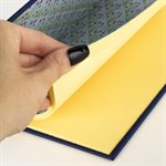 Cahier rigide Bleu vellum et rose barbie