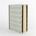 FOREST - Large hardcover notebook with fir tree effect pattern