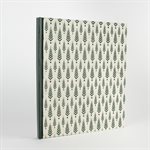 FOREST - Large hardcover notebook with fir tree effect pattern