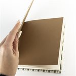 FOREST - Large hardcover notebook with fir tree effect pattern