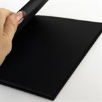 ECLIPSE - All black notebook with lunar collage