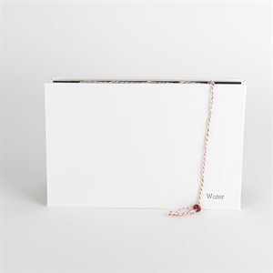Signet corde et bille de verre - Reliure coptic