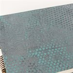 FREDDO: Watercolor Sketchbook in screen-printed raw silk – Small landscape format