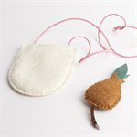Tulip bulb and matching bag - White
