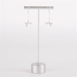 Boucle d'oreille cosmos en argent