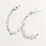 Fusion silver earring 