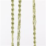 Jardinière en jute «Torsade» à double anneau Sauge