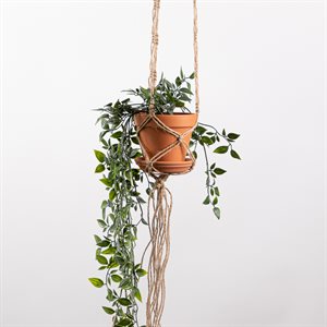 Jute planter "Simple as pie" Natural