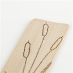 Signet en bois pyrogravé, modèle La danse des marais