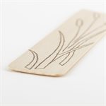 Signet en bois pyrogravé, modèle La danse des marais