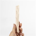 Signet en bois pyrogravé, modèle La danse des marais