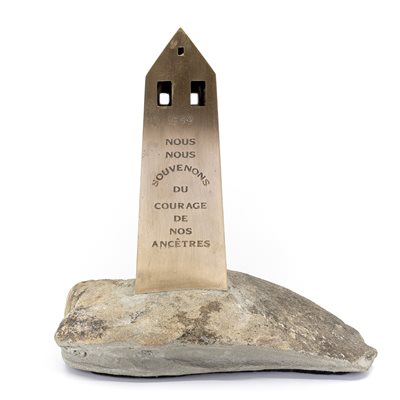 Hommage au feu des anglais, bronze miniature Hommage au feu des anglais, bronze miniature